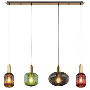 PENDELLAMPA GLOBO NORMY 115CM FLERFÄRGAD