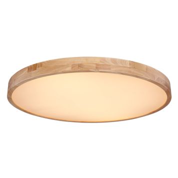 PLAFOND GLOBO RAINER LED Ø80CM TRÄLOOK