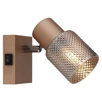 SPOTLIGHT GLOBO SATELLA E14 COFFEE