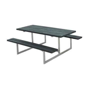 TRÄDGÅRDSMÖBEL PLUS BORD/BÄNKSET BASIC RETEX 177X73CM GRÅ  