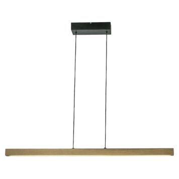 TAKLAMPA ANETA LIGHTING LINEA LED TRÄBETS/SVART