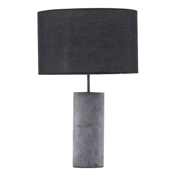 BORDSLAMPA VENTURE HOME NANCY GRÅ/SVART