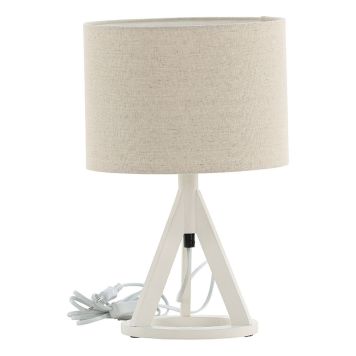 BORDSLAMPA VENTURE HOME KONA VIT/BEIGE