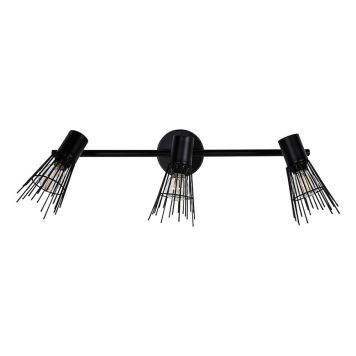 VÄGG-/TAKLAMPA VENTURE HOME PICO SVART