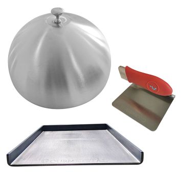 HAMBURGARSET GOURMETSTÅL 3-PACK