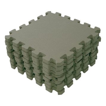 LEKMATTA BABYDAN LJUSGRÅ 31,5X31,5CM 9ST