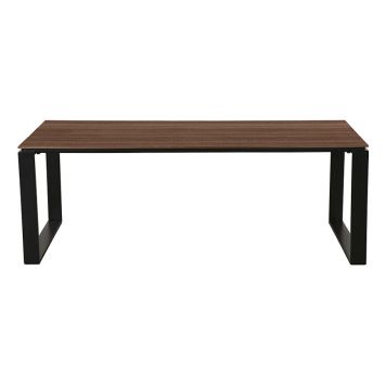 MATBORD OUTFIT 210X100CM SVART/VALNÖT