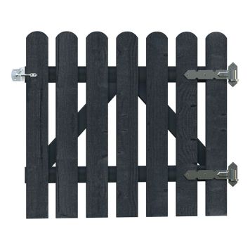 GRIND PALMAKO KELDA 8 90X80CM SVARTBETSAD 