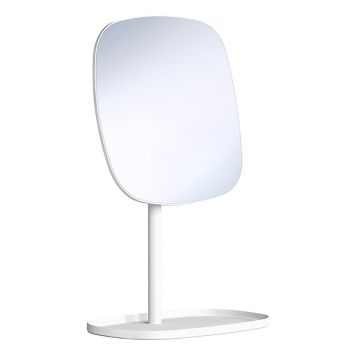 SMINKSPEGEL BESLAGSBODEN GLOW PÅ FOT MATTVIT