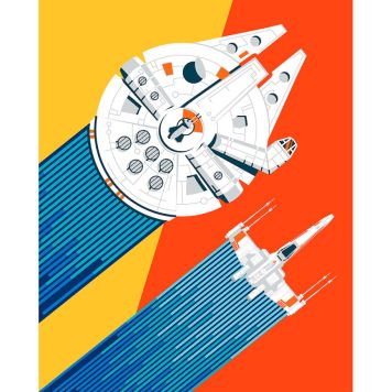 FOTOTAPET KOMAR STAR WARS WINGMAN