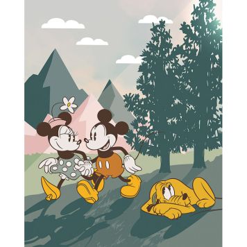 FOTOTAPET KOMAR MICKEY & MINNIE NATURE
