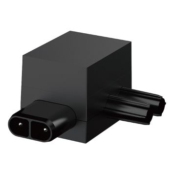 L-ANSLUTNING HIDEALITE FLEXLINE SVART