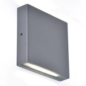 VÄGGLAMPA LUTEC PILI 2L MÖRKGRÅ