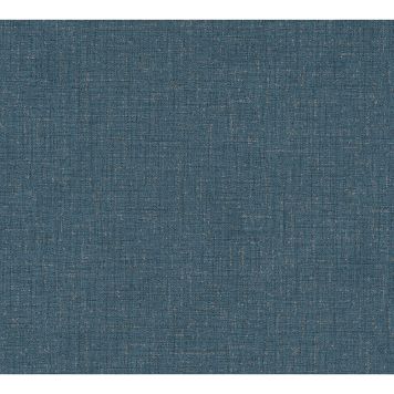 TAPET A.S CREATION COSMO LIVING ENFÄRGAD MÖRKBLÅ