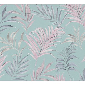 TAPET A.S CREATION COSMO LIVING RANKOR BLÅ