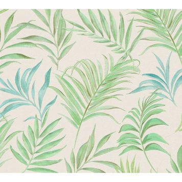 TAPET A.S CREATION COSMO LIVING RANKOR GRÖN