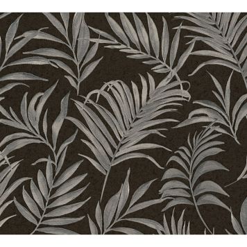 TAPET A.S CREATION COSMO LIVING RANKOR GRÅ SVART