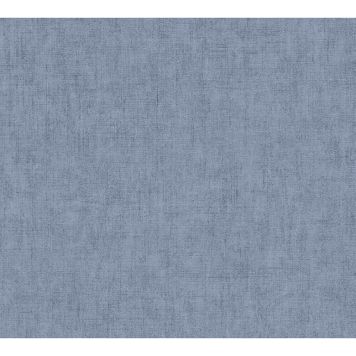 TAPET A.S CREATION COSMO LIVING MELERAD ENFÄRGAD BLÅ