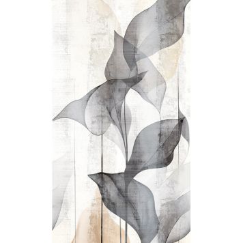 FOTOTAPET A.S CREATION COSMO LIVING BLOMMIG GRÅ 159X280CM