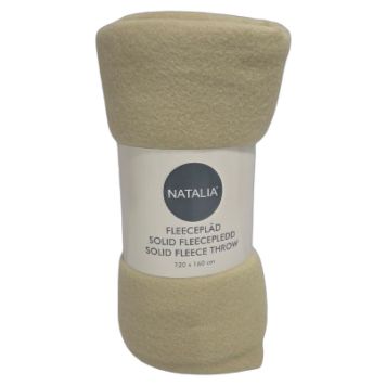 FLEECEFILT NATALIA 120X160CM BEIGE 
