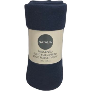 FLEECEFILT NATALIA 120X160CM BLÅ 