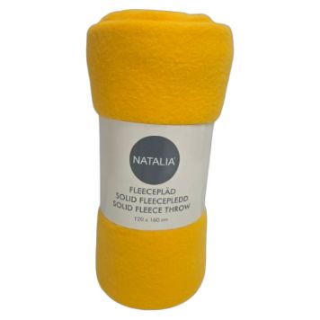 FLEECEFILT NATALIA 120X160CM GUL