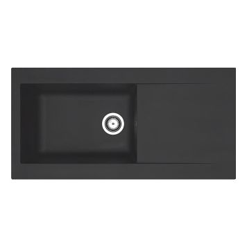 DISKBÄNK RESPEKTA DENVER 100X50CM SVART