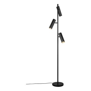 GOLVLAMPA TRIO LIGHTNING SOKA GU10 MATTSVART