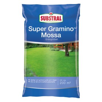 GRÄSMATTEGÖDSEL SUBSTRAL SUPER GRAMINO MOSSA 6,5KG 200M²