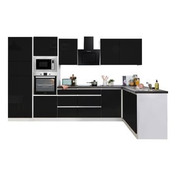 KÖK RESPEKTA LORENA GLRPL345HWSGKE SVART 345CM