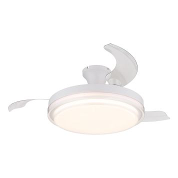 TAKFLÄKT GLOBO BELIZ LED VIT 