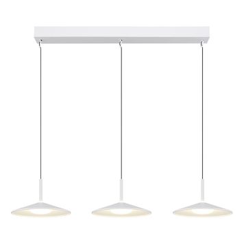 PENDELLAMPA GLOBO LAMPONE LED 3L VIT 