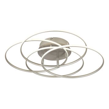 PLAFOND GLOBO KOMBOS LED SILVER