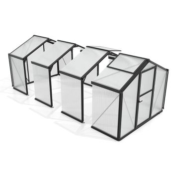 PÅBYGGNADSDEL VITAVIA DEIMOS 3MM HÄRDAT GLAS SVART                             