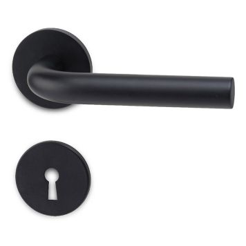 INNERDÖRRHANDTAG HABO PORTLAND MED NYCKELSKYLT SVART