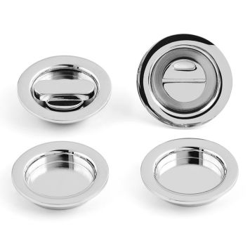 TOALETTVRED HABO FÖR SKJUTDÖRR Ø40MM KROM 