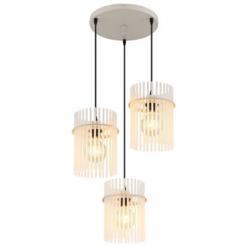 PENDELLAMPA GLOBO GORLEY E27 3L SAND                   