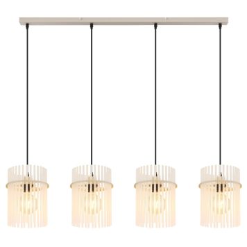 PENDELLAMPA GLOBO GORLEY E27 4L SAND