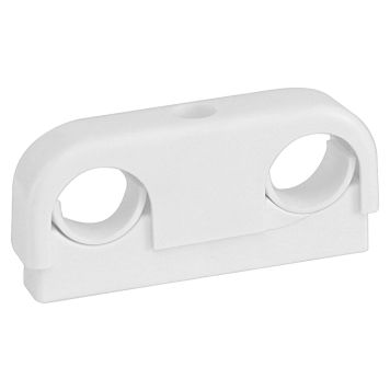 RÖRKLAMMER ADMIRAL DUBBEL VIT 12-22 MM VIT 2ST