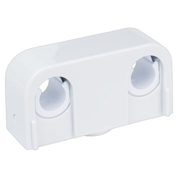 RÖRKLAMMER ADMIRAL DUBBEL PLAST VIT 10-16 MM