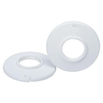 TÄCKBRICKA ADMIRAL LÅSBAR FUX 12MM VIT 2ST/FRP