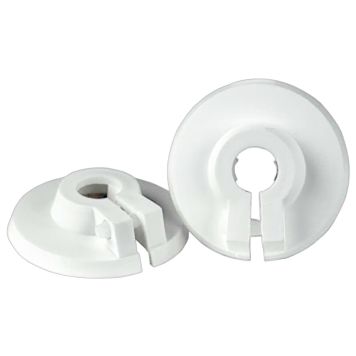 TÄCKBRICKA ADMIRAL LÅSBAR PLAST VIT Ø35 MM 2-PACK