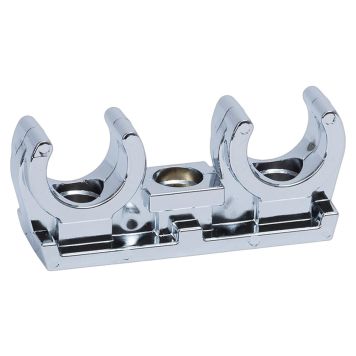 RÖRKLAMMER ADMIRAL DUBBEL KROM 2X12 MM 2ST