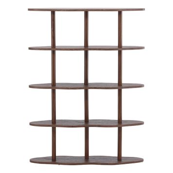 HYLLA MOLN VIND 30X105X140CM MOCCA 