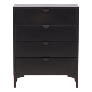 BYRÅ VENTURE HOME PIRING 40X78X98CM SVART 