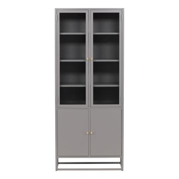 SKÅP VENTURE HOME BAKAL 40,5X80X190CM LJUSGRÅ 