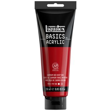 AKRYLFÄRG LIQUITEX BASICS DEEP CADMIUM RED HUE250ML