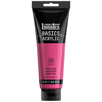 AKRYLFÄRG LIQUITEX BASICS MEDIUM MAGENTA 250ML