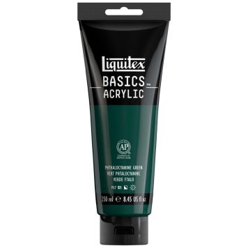 AKRYLFÄRG LIQUITEX BASICS PHTHALOCYANINE GREEN 250ML 