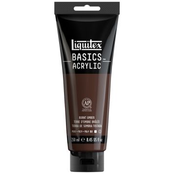 AKRYLFÄRG LIQUITEX BASICS BURNT UMBRA 250ML